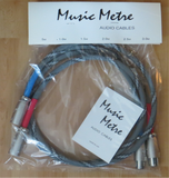 Music Metre Calibre XLR Audio Interconnects (Pair & Singles) 50% OFF!