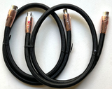 AudioQuest Black Beauty XLR Pair Interconnect Cable - 1.0 Meter pair - Open Box - No Box