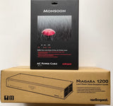 AudioQuest Niagara 1200 & Monsoon Power Cord - 2 Meter
