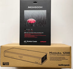AudioQuest Niagara 1200 & Monsoon Power Cord - 2 Meter